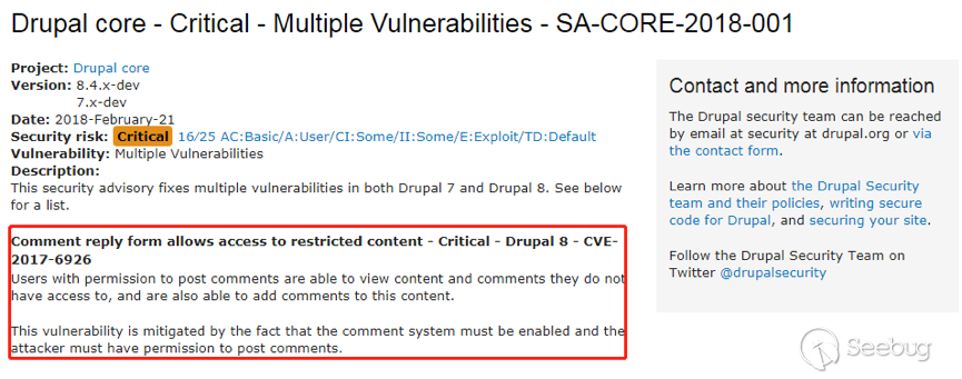 Drupal 8 – CVE-2017-6926漏洞詳解-波波的寂寞世界