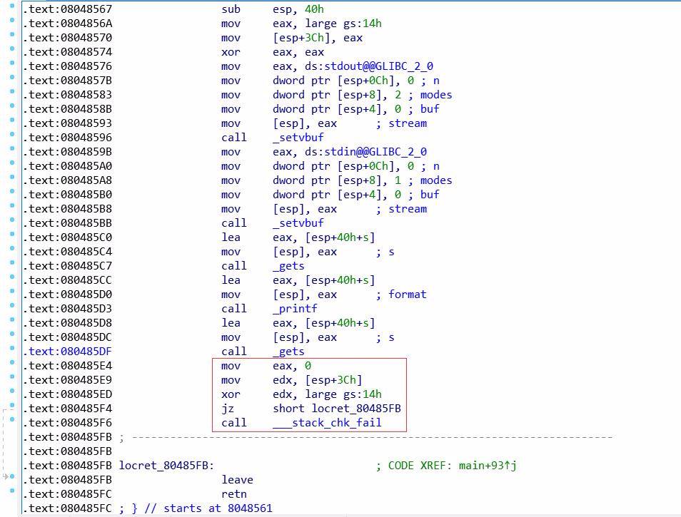 printf函數leak與canary繞過原理及利用方式-波波的寂寞世界