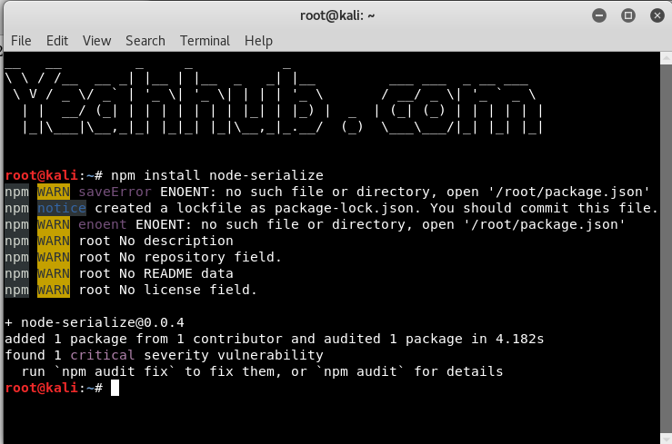 nodejs反序列化漏洞利用getshell-波波的寂寞世界
