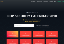 PHP SECURITY CALENDAR 2018-波波的寂寞世界