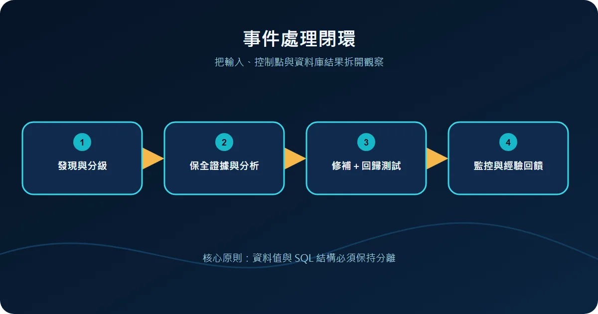 事件處理閉環技術流程圖